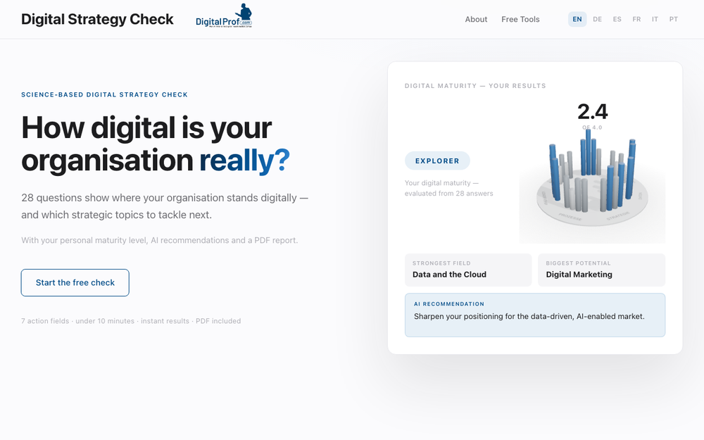 Digital Strategy Check